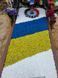 Декоративний камінь КОМПЛЕКТ Біла Мармурова галька + жовто-блакитний граніт, фракція 5-10 мм. Подарунок агроволокно 012 фото 2