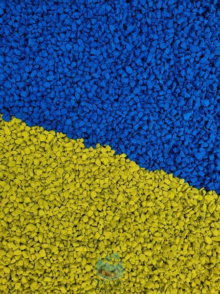 Декоративний камінь ЖОВТИЙ. Фракція 5-10мм. Фасовка 10 кг. 0071 фото
