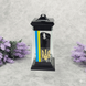 Лампадка скляна середня патріотична для Героїв Art 3T 90дн зі свічкою Led 0019 фото 1