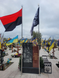 Флагшток із нержавіючої сталі 4 метри, під анкера. Розбірний. З системою підіймання прапору. Прапор України 140*90 см в подарунок! 1013 фото 2